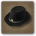 Čierny plátenný klobúk.png